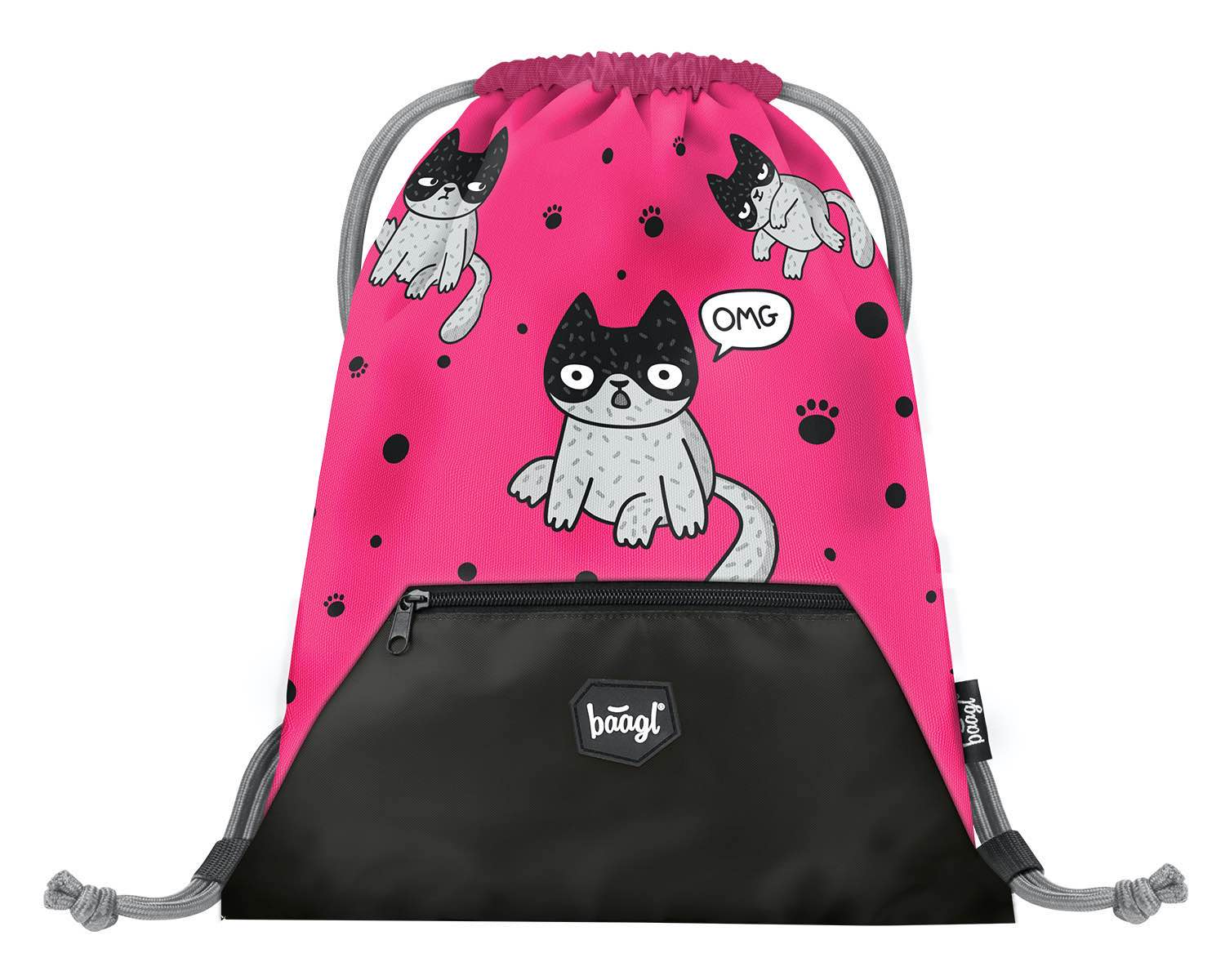 baagl-gym-sacks-kittens-sac-de-gym-poche-zipp-e-enfant image 1