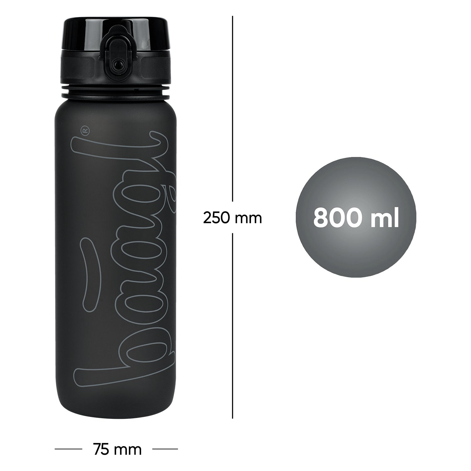 baagl-tritan-gourde-noire-800-ml-sans-bpa image 7
