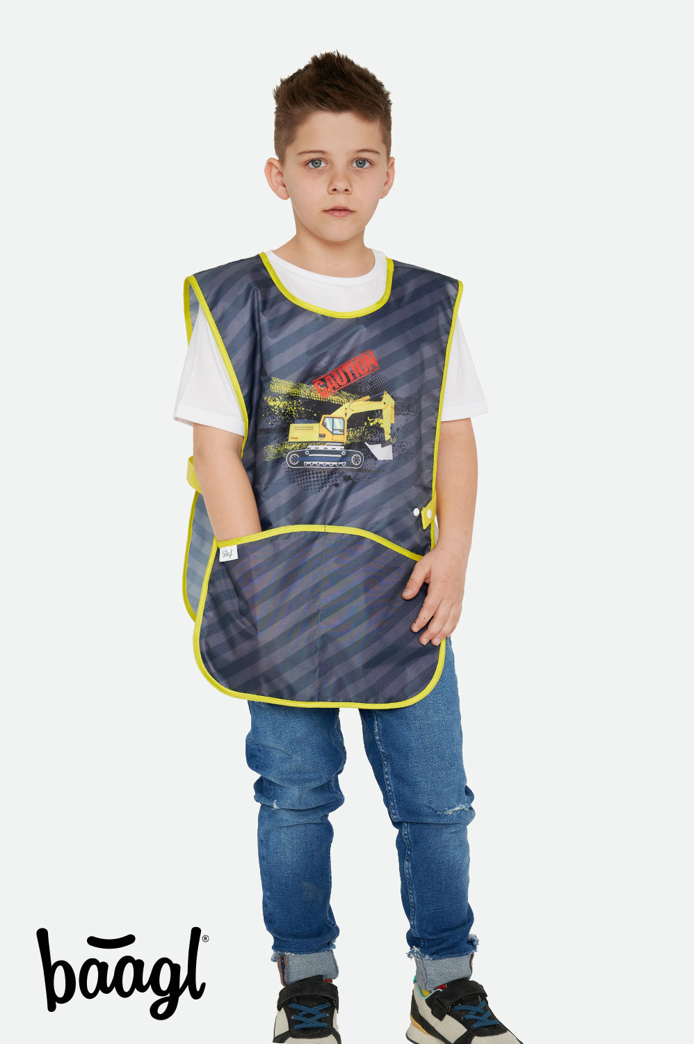 baagl-digger-tablier-enfant-peinture-2-poches image 5