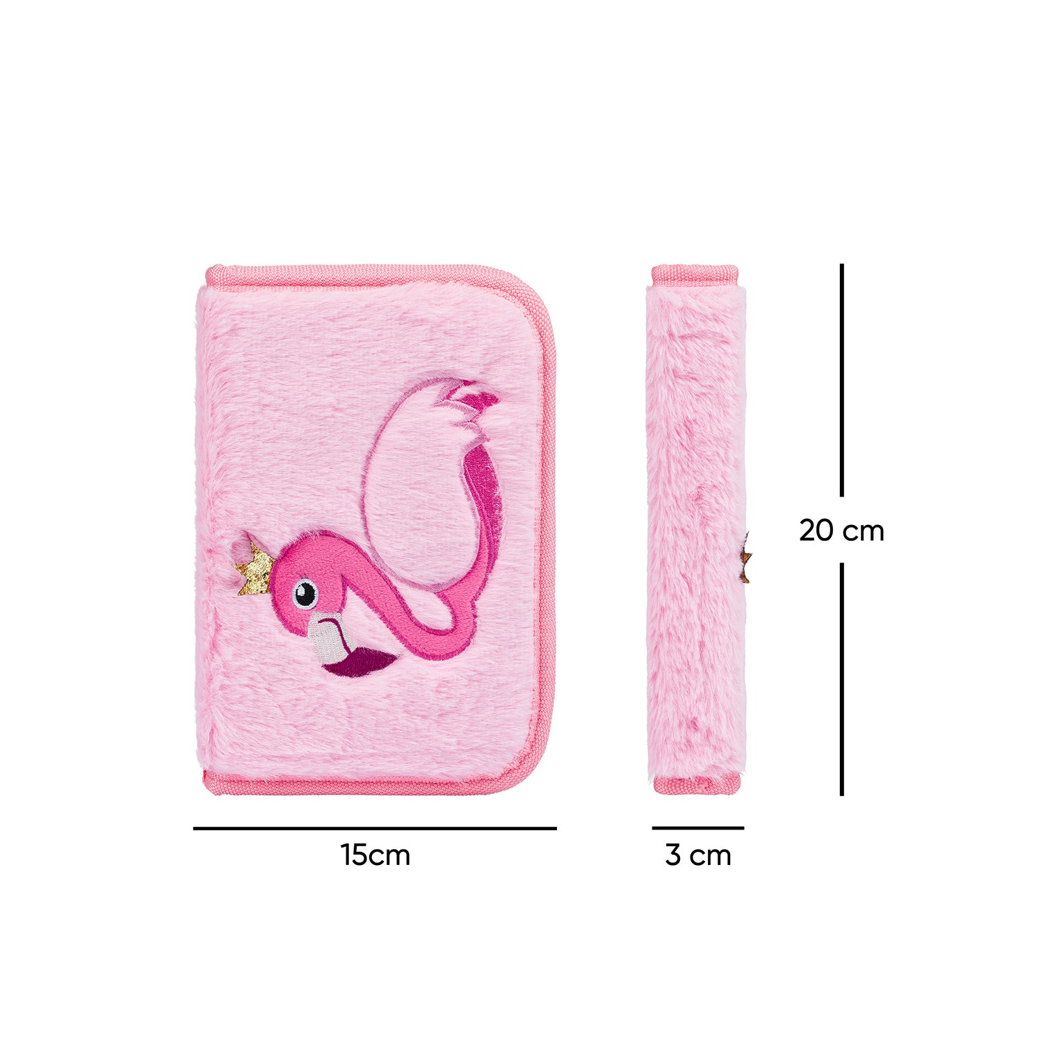 baagl-classic-flamingo-trousse-scolaire-1-compartiment image 5