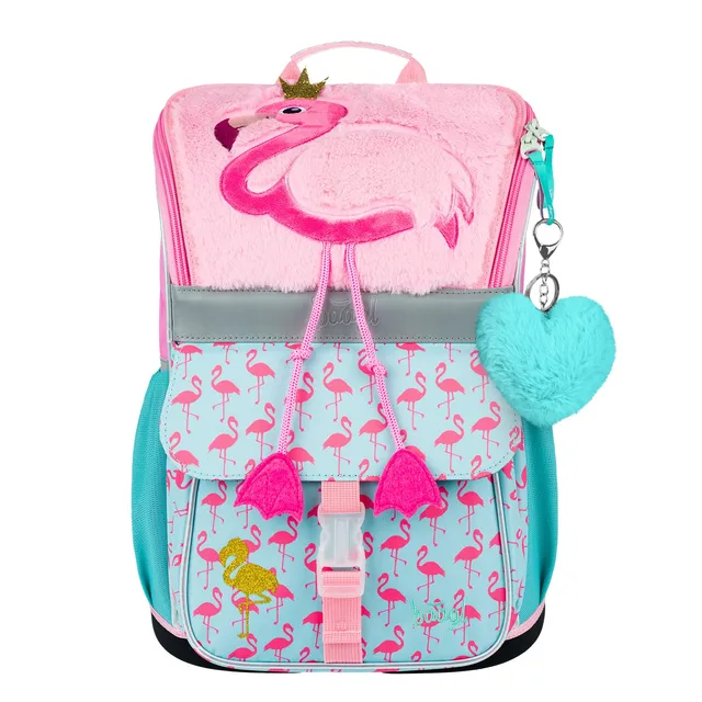 baagl-zippy-flamingo-cartable-scolaire-ergonomique-18-l image 1