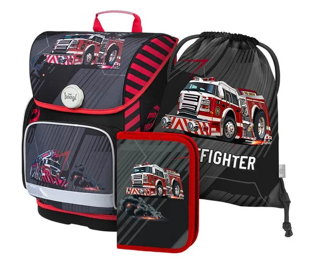 baagl-school-sets-ergo-firetruck-cartable-magn-tique-cp image 1