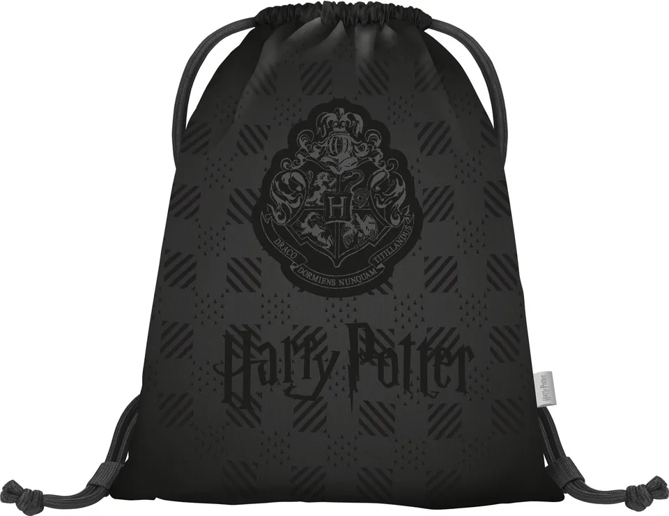 baagl-gym-sac-de-gym-harry-potter-hogwarts-noir-recycl image 1