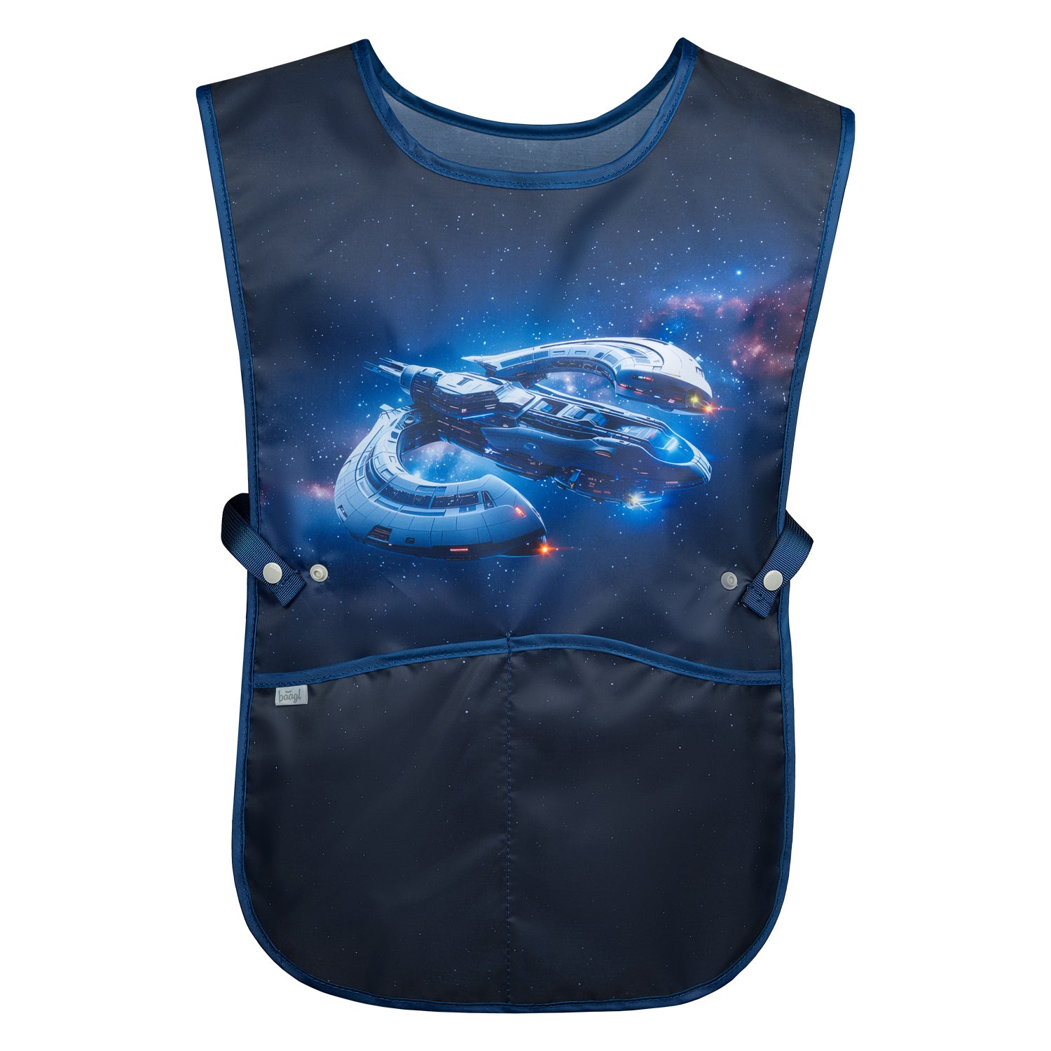 baagl-spacecraft-tablier-enfant-cole-peinture-lavable image 1