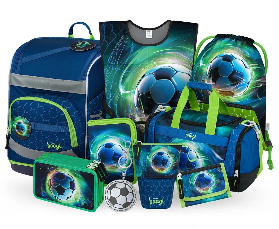 baagl-zippy-plus-ensemble-cartable-foot-soccer-ball-trousse-sac image 1