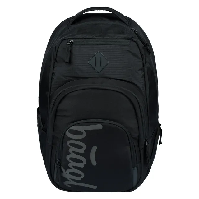 baagl-coolmate-black-sac-dos-scolaire-noir-35-l-17-pouces image 1