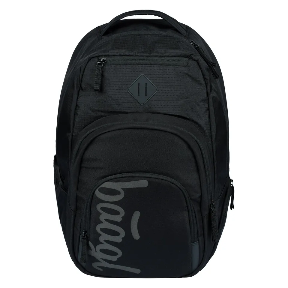 baagl-coolmate-black-sac-dos-scolaire-noir-35-l-17-pouces image 1
