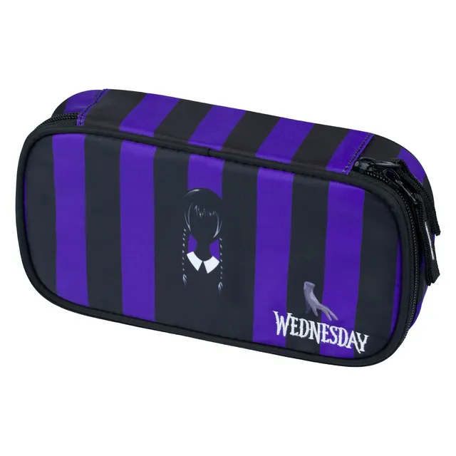 baagl-wednesday-trousse-scolaire-rigide-fermeture-ykk image 1