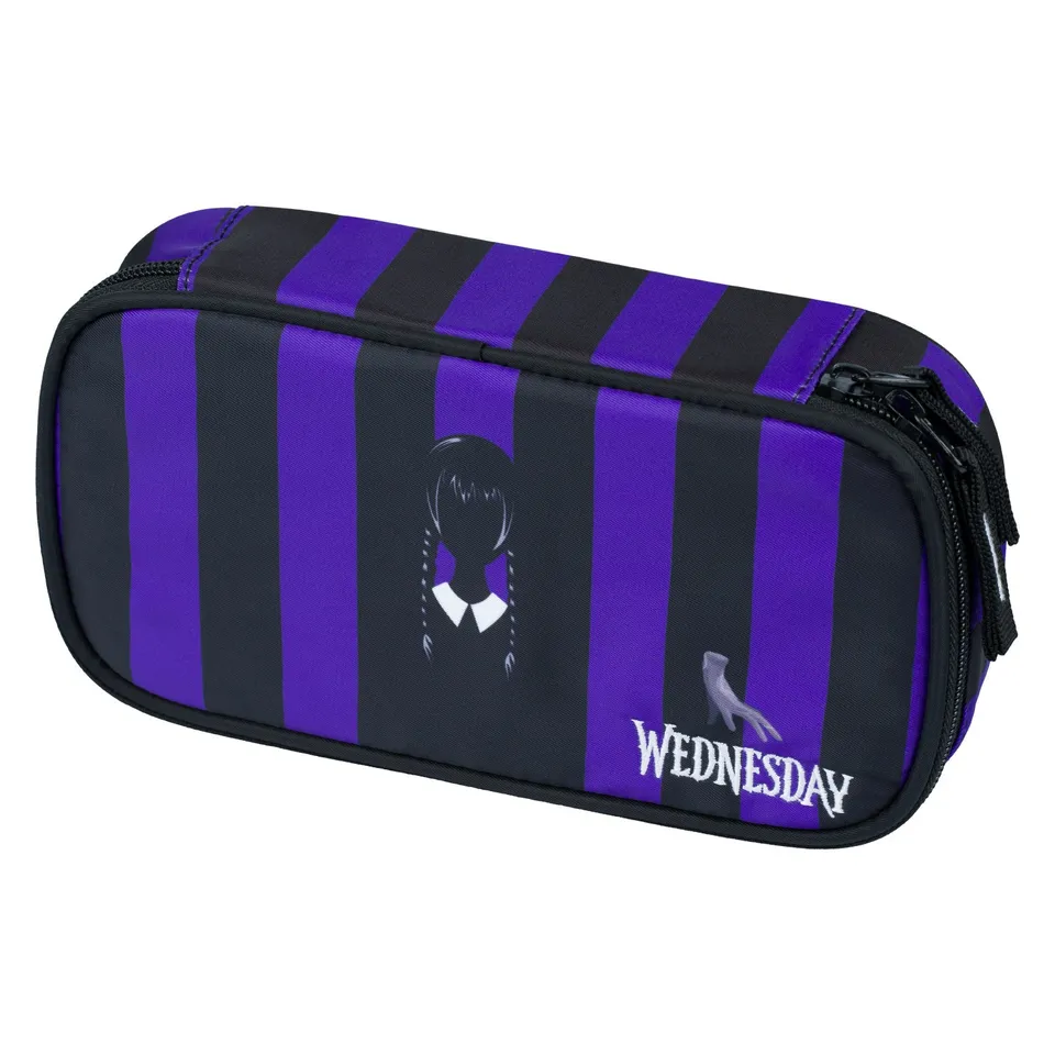 baagl-wednesday-trousse-scolaire-rigide-fermeture-ykk image 1