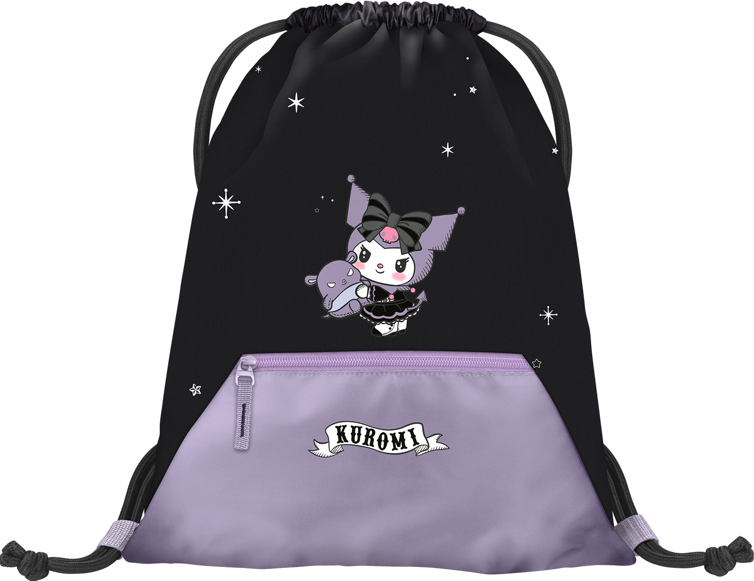 baagl-kuromi-fortune-dream-sac-gym-poche-zipp-e-recycl image 1