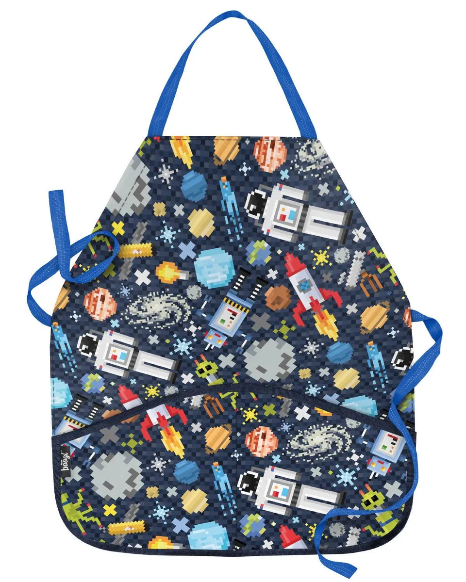 baagl-aprons-tablier-enfant-space-game-poches image 1