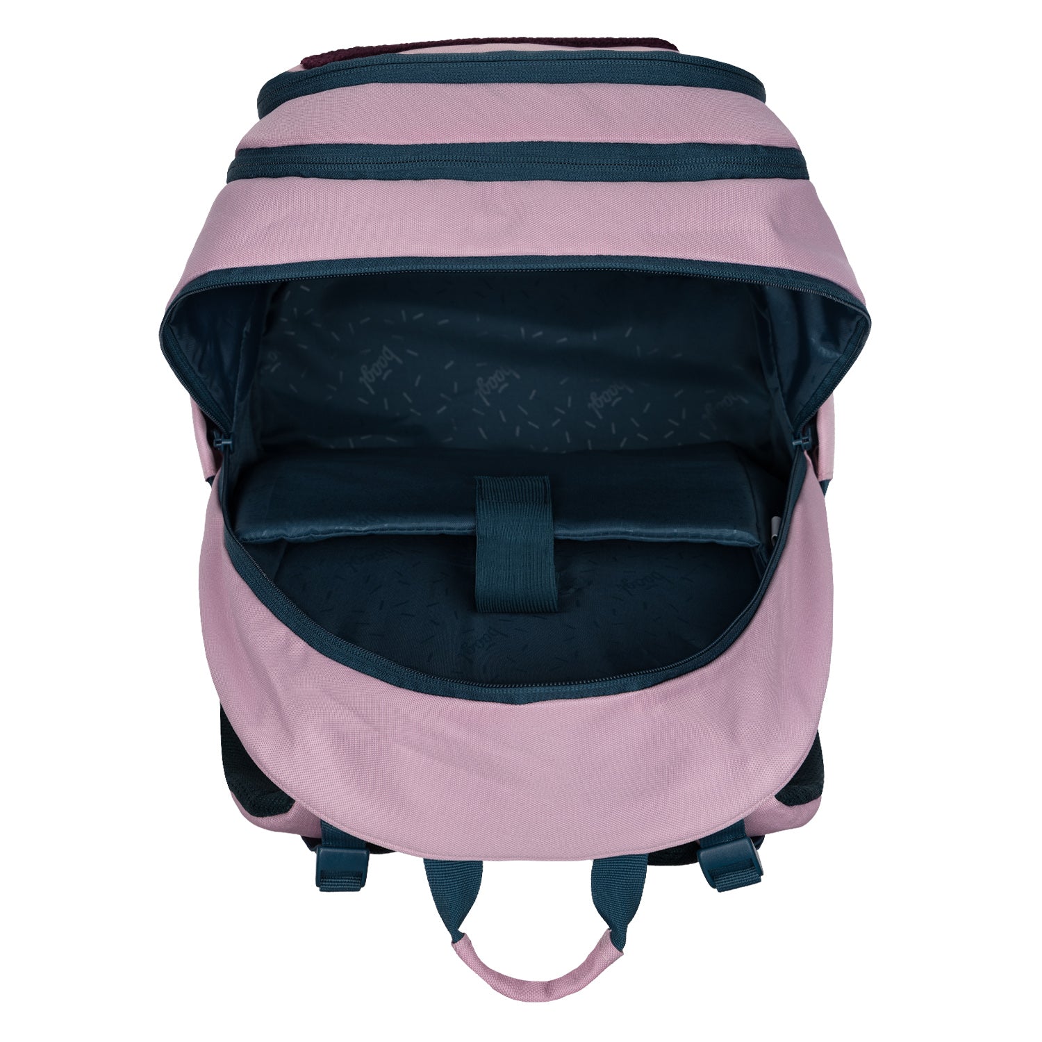 baagl-skate-rose-sac-dos-scolaire-15-pouces-recycl image 5