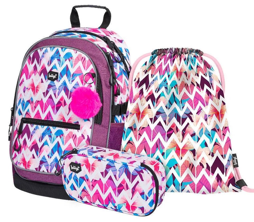 baagl-core-havaj-ensemble-scolaire-sac-trousse-3-pcs image 1