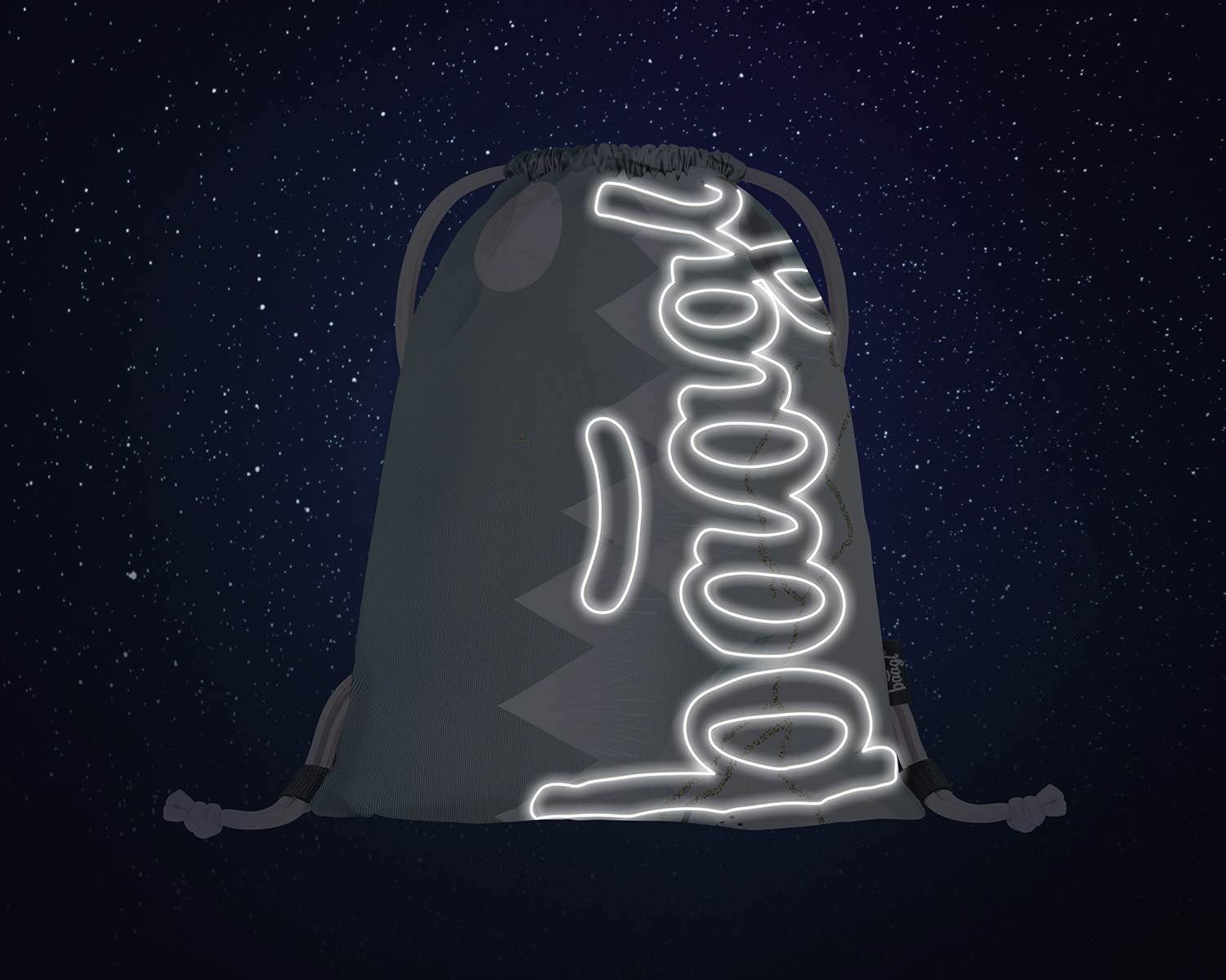 baagl-gym-sacks-skate-moon-sac-gym-phosphorescent image 4