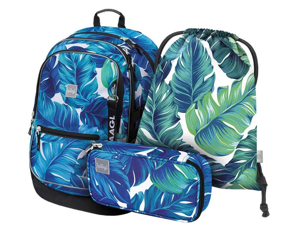 baagl-core-monstera-ensemble-scolaire-3-pi-ces-ergonomique image 1