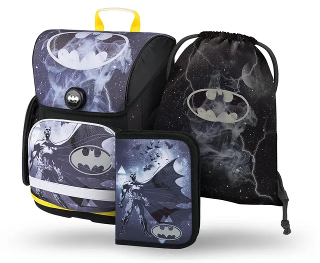 baagl-school-sets-ergo-batman-storm-cartable-19-l-3-pi-ces image 1