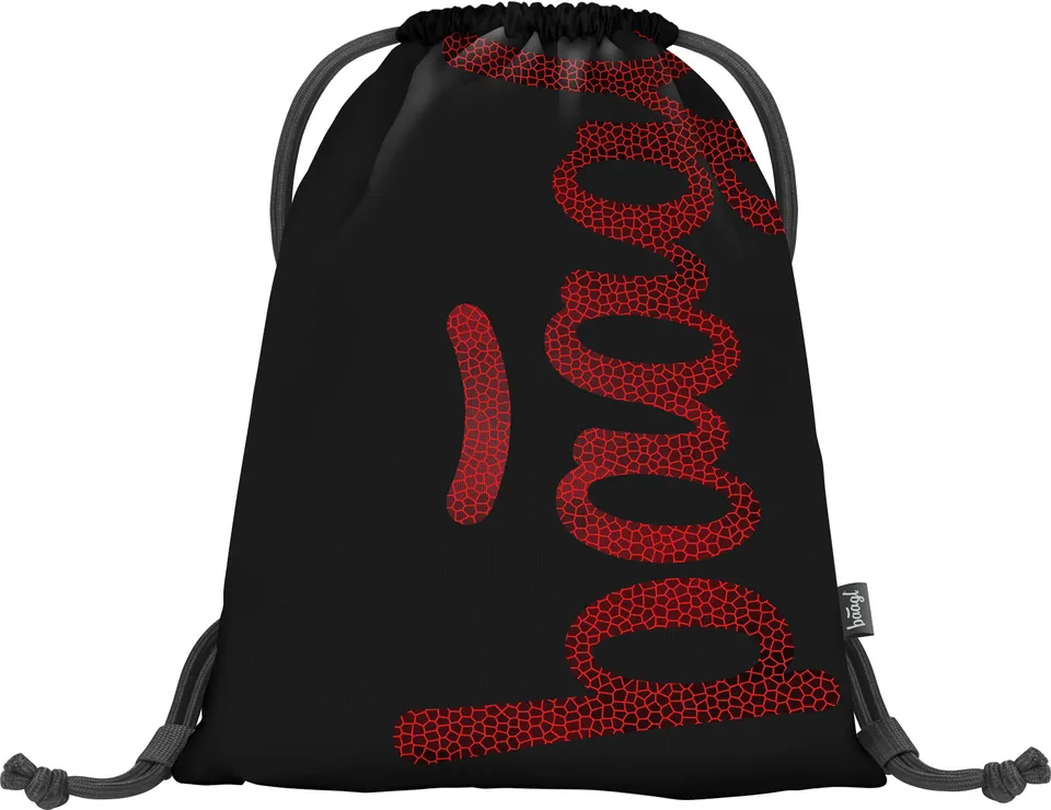 baagl-red-sac-de-gym-rouge-enfant-cordon-lavable image 1