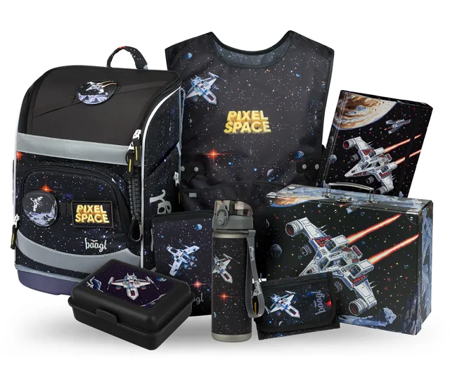 baagl-zippy-plus-pixel-space-iii-kit-cartable image 1