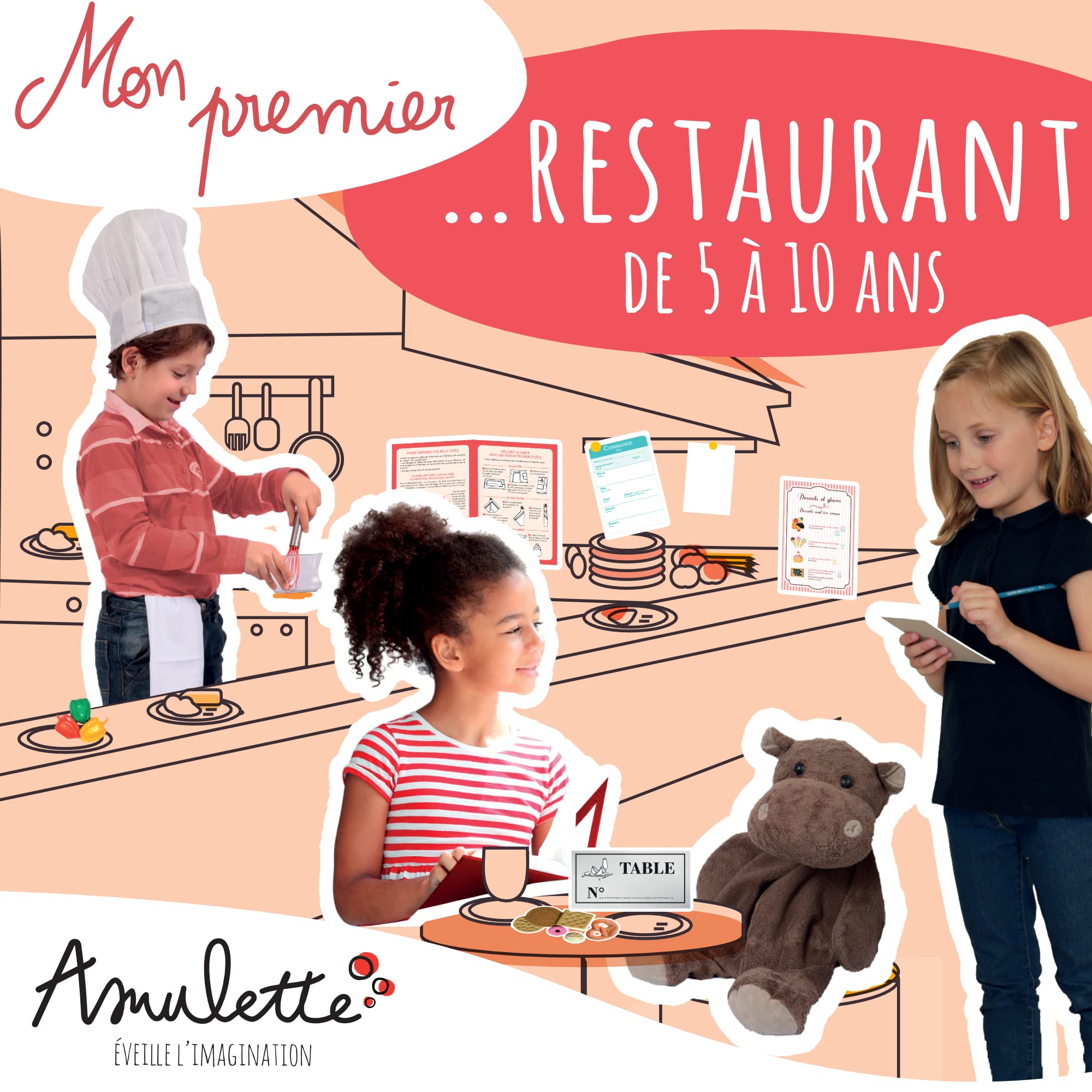 amulette-mon-premier-restaurant-coffret-jeu-5-10-ans-40-accessoires image 2