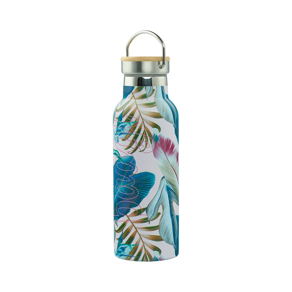 baagl-thermo-bottles-gourde-isotherme-leafs-500-ml-inox image 1