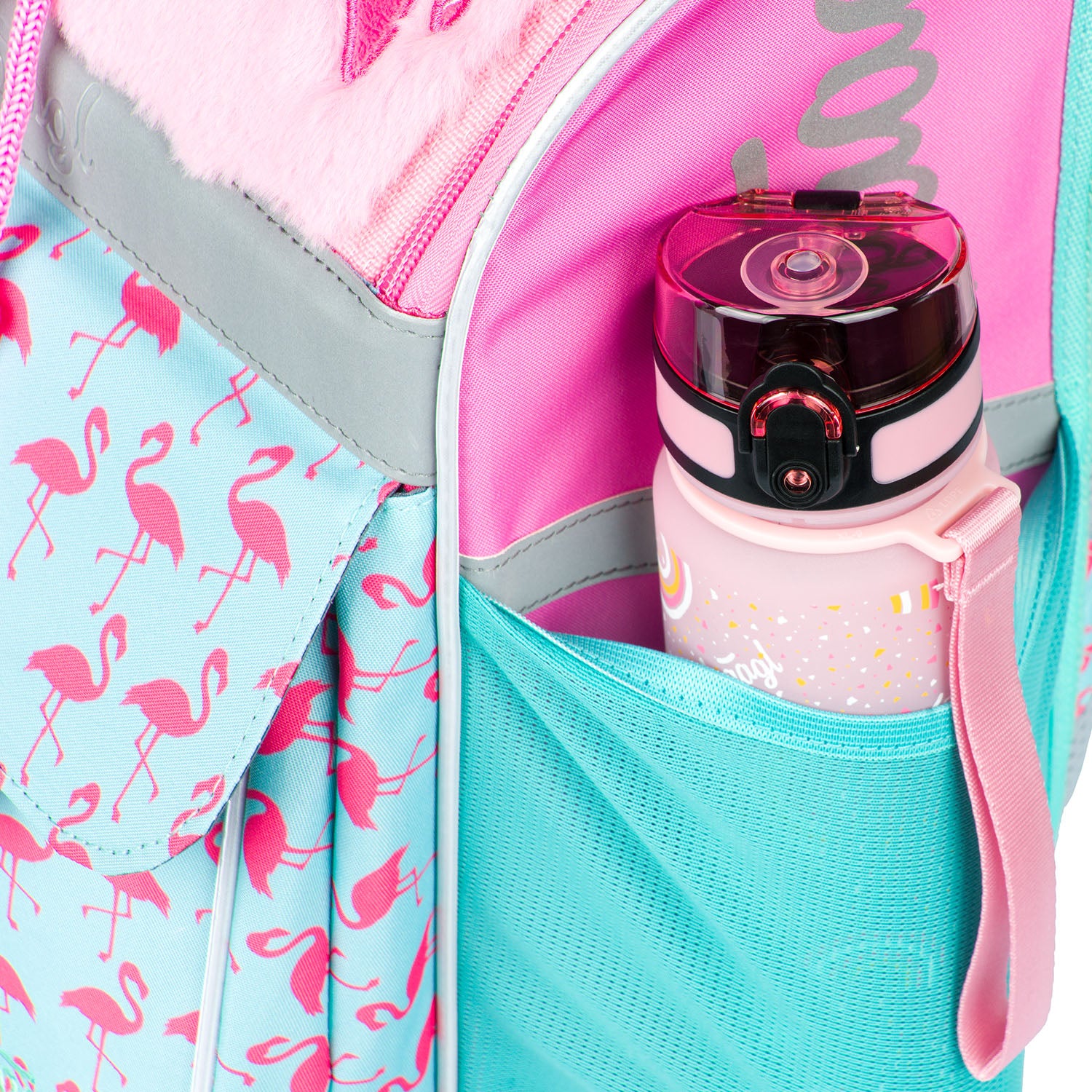 baagl-zippy-flamingo-ii-cartable-3-pi-ces-flamant-rose image 6