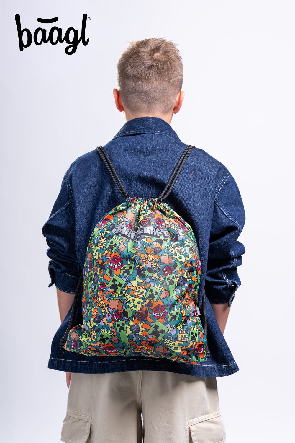 baagl-minecraft-chaos-sac-de-sport-gym-lavable image 4