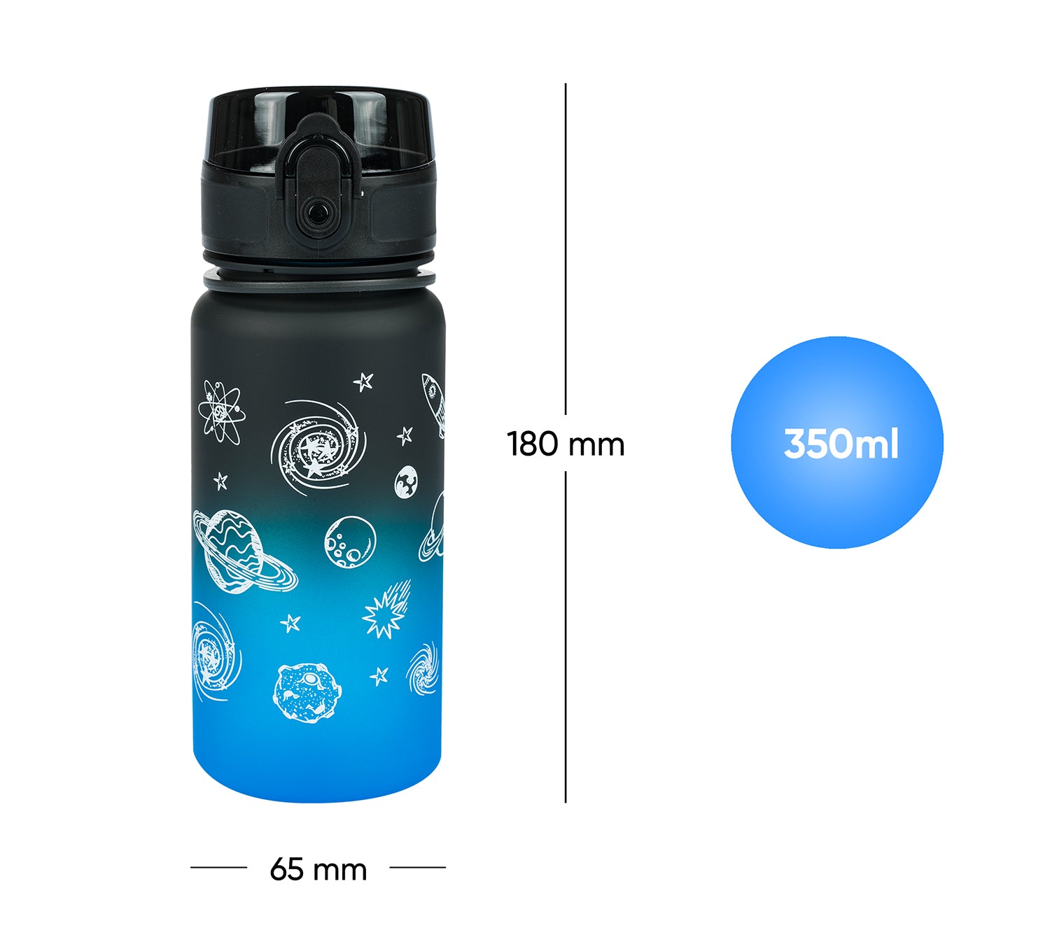 baagl-gradient-space-gourde-350-ml-tritan-enfant image 7
