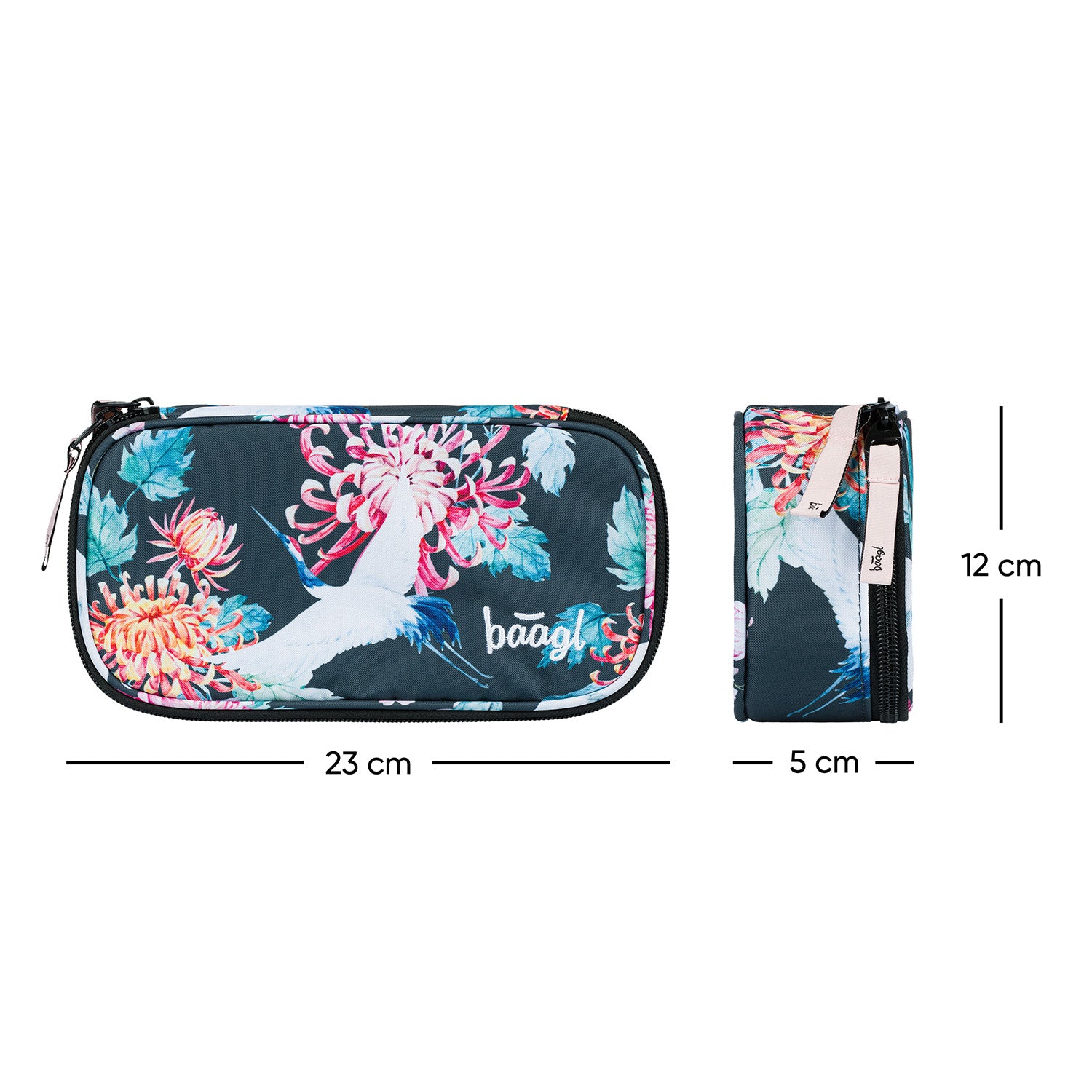 baagl-birds-trousse-scolaire-rigide-vide-motif-oiseaux image 4