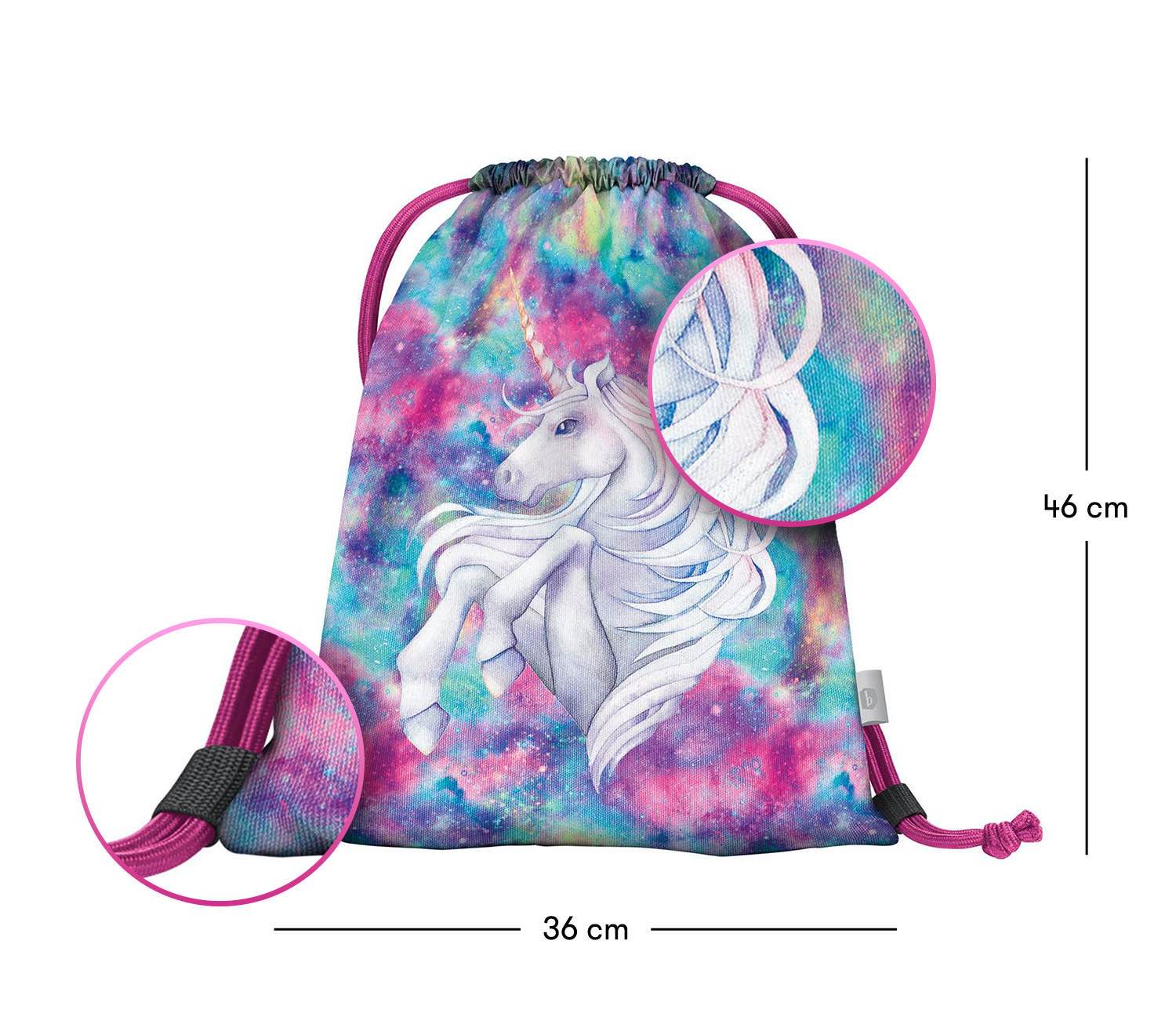 baagl-unicorn-sac-gym-licorne-lavable image 3