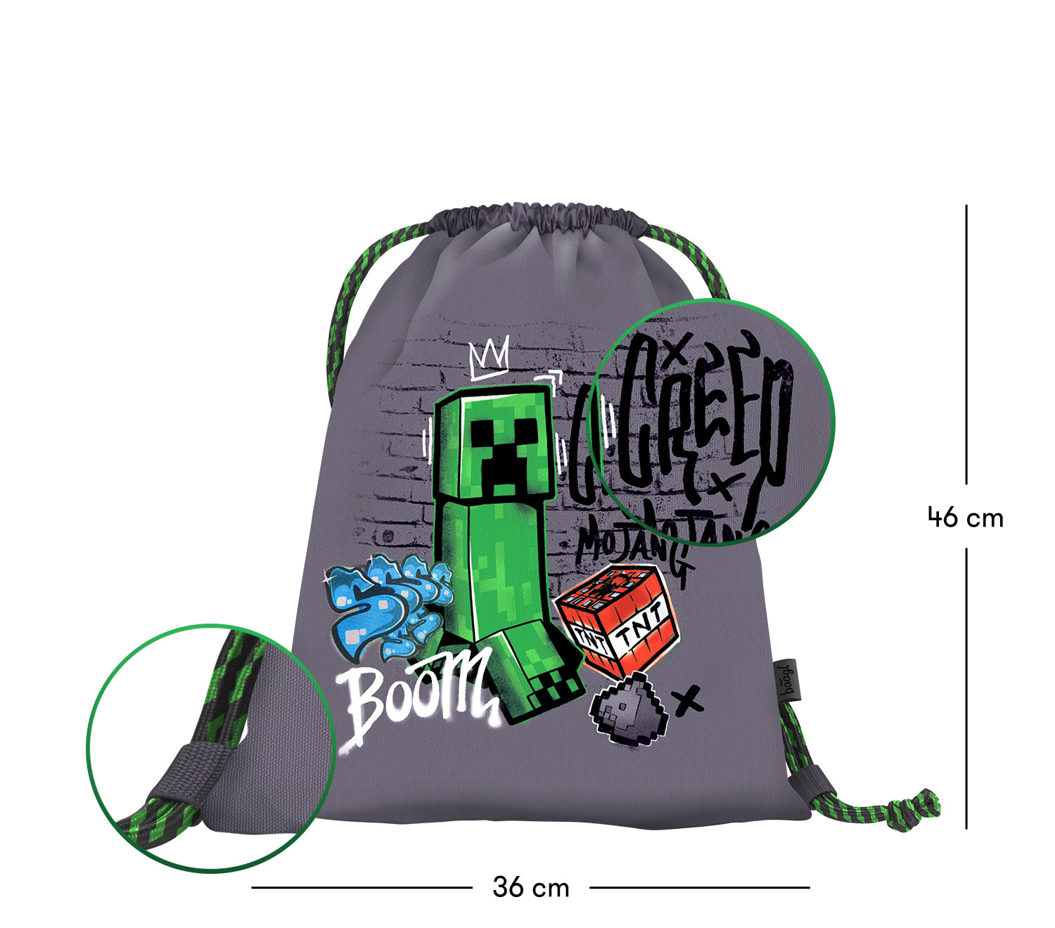 baagl-gym-sacks-sac-de-gym-minecraft-tnt image 3
