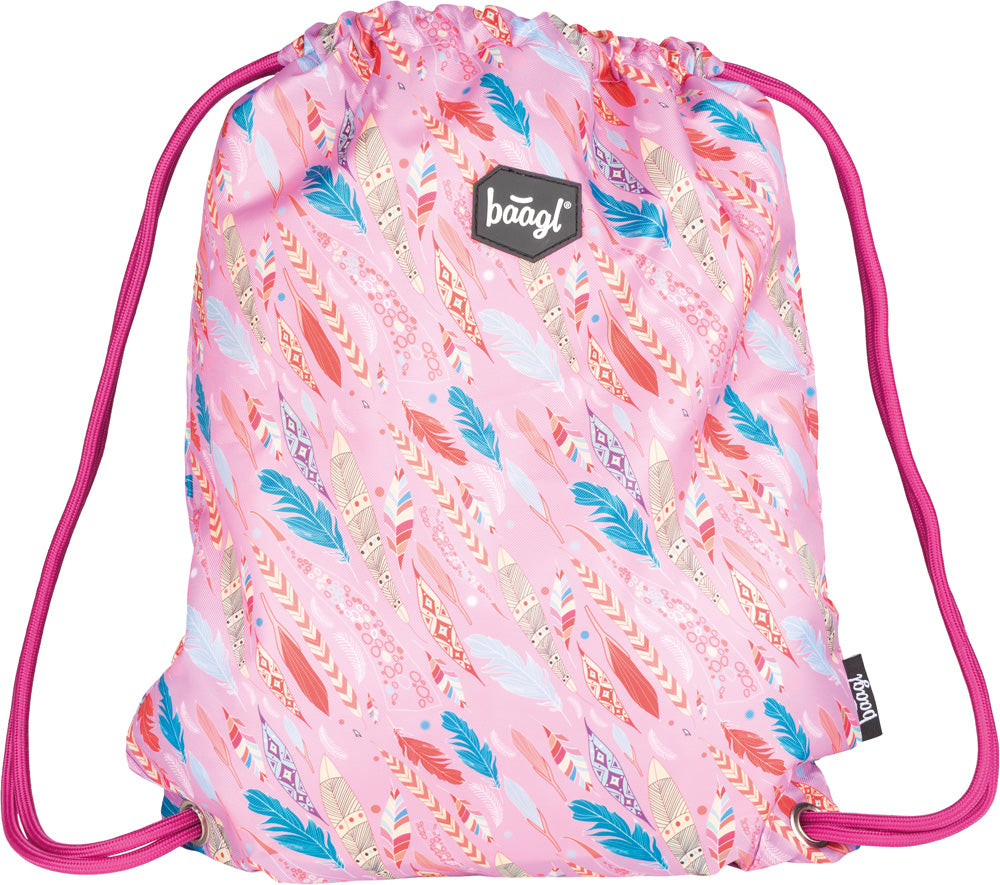 baagl-feathers-sac-de-gym-cordons-feathers image 1