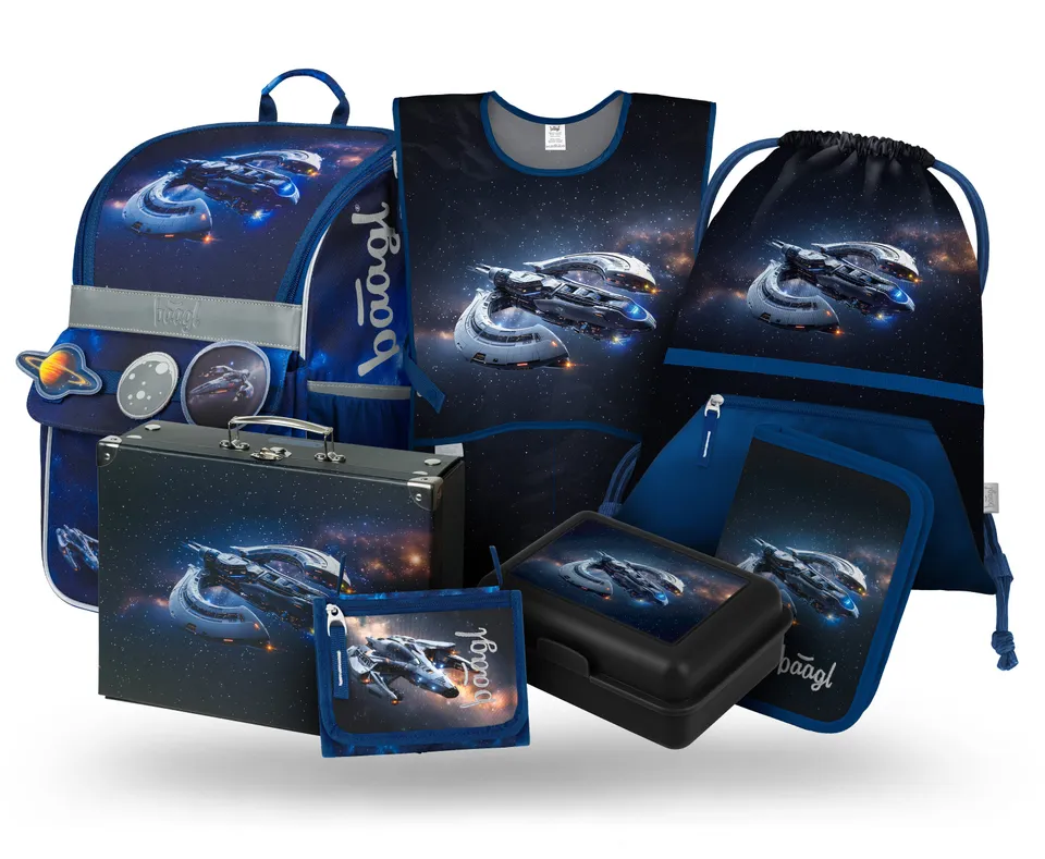 baagl-zippy-set-scolaire-spacecraft-iii-gar-on image 1