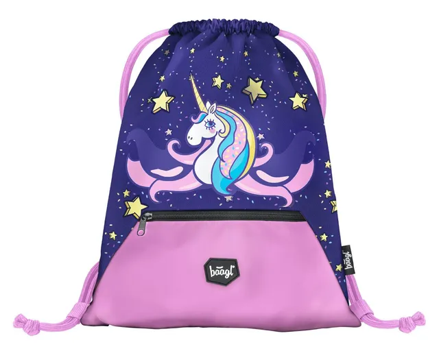 baagl-licorne-sac-gym-enfant-poche-zipp-e-licorne image 1