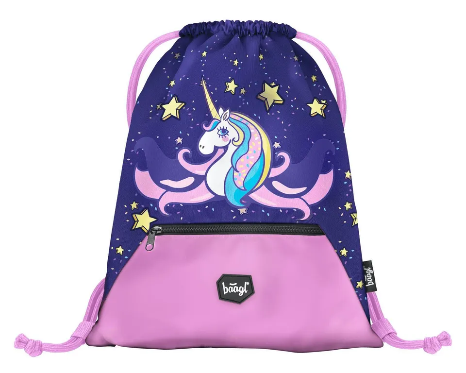 baagl-licorne-sac-gym-enfant-poche-zipp-e-licorne image 1