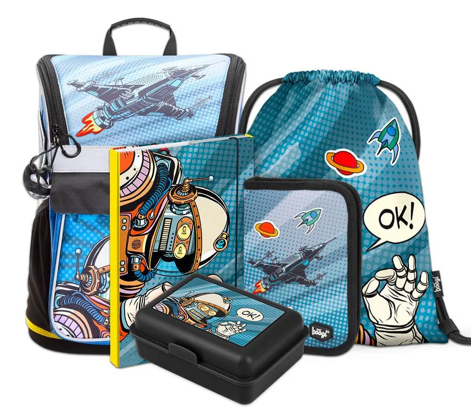 baagl-zippy-spaceman-ii-set-scolaire-4-pi-ces-gar-on image 1