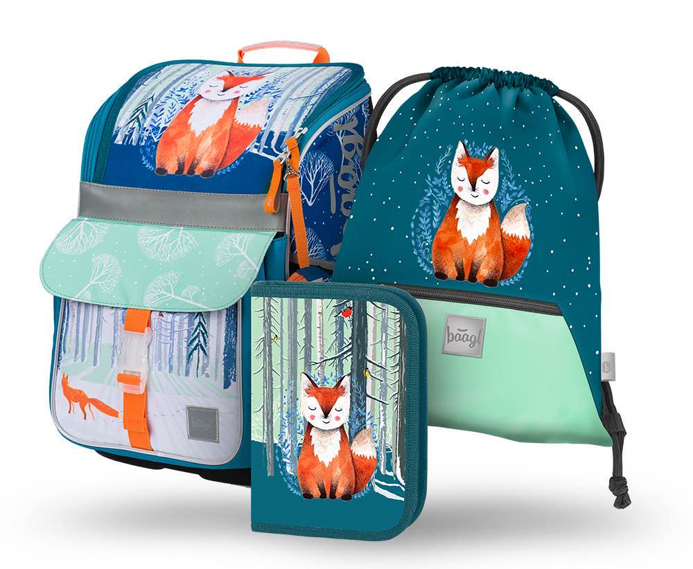 baagl-school-sets-zippy-fox-ensemble-cartable-cp-18-l-renard image 1