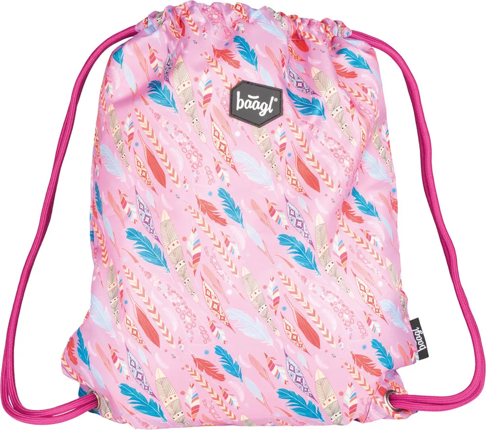 baagl-feathers-sac-de-gym-cordons-feathers image 1