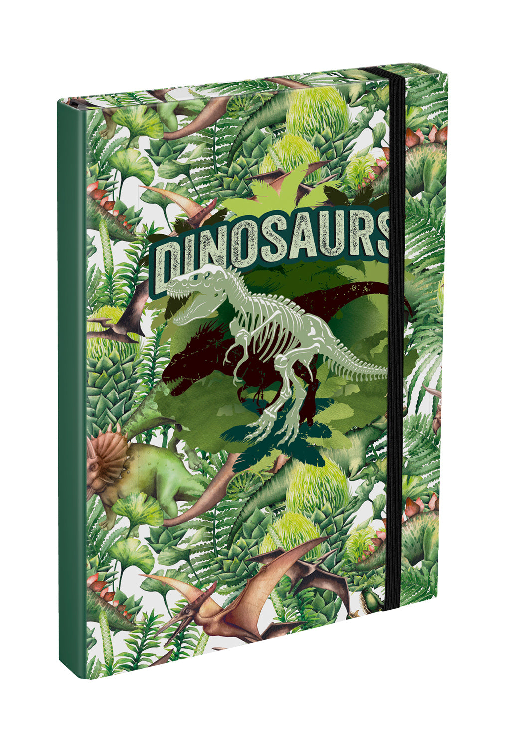 baagl-notebook-folders-a4-chemise-dinosaurs-lastique image 1