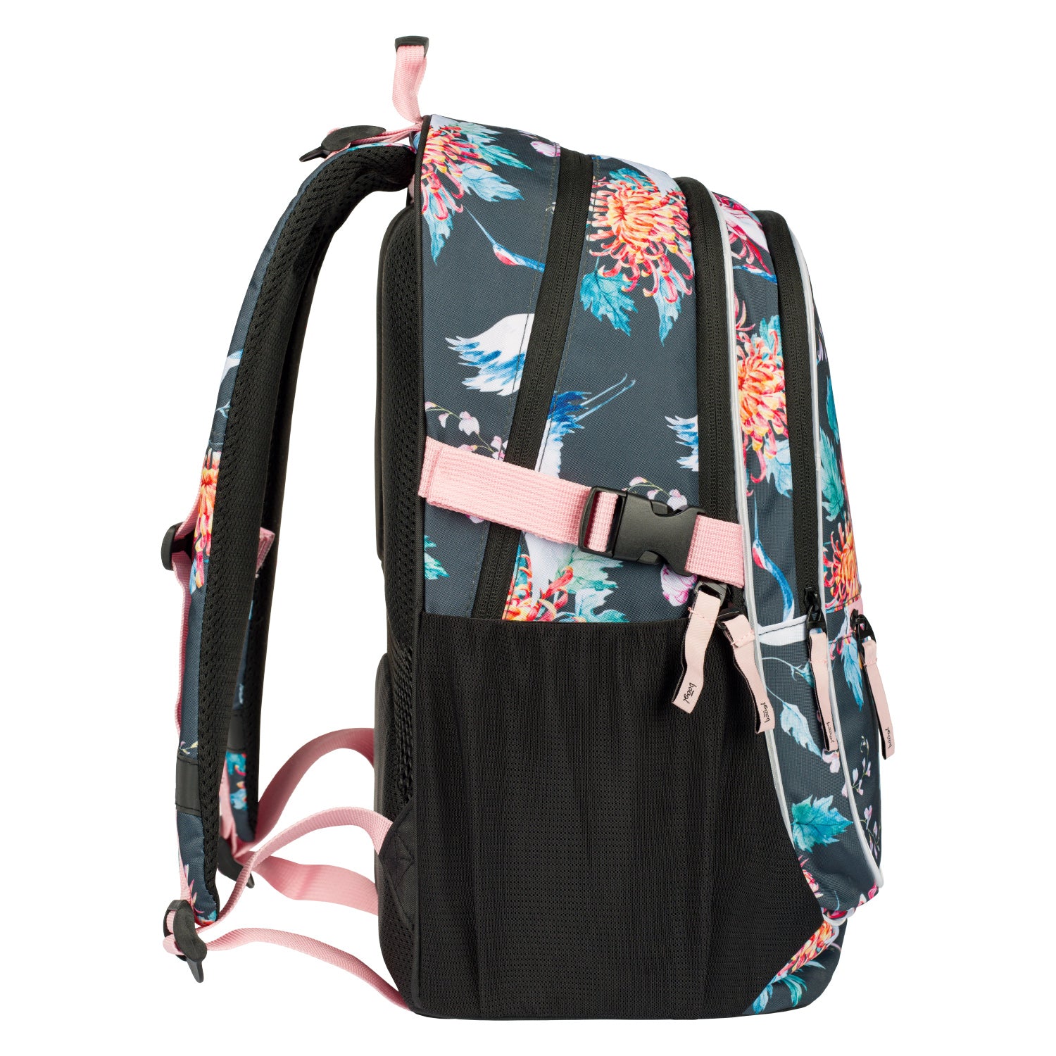 baagl-core-birds-sac-dos-scolaire-oiseaux-25-l image 3