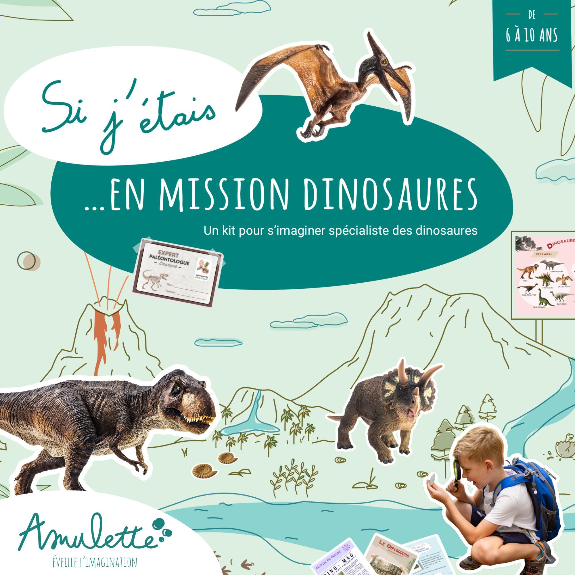 amulette-mission-dinosaures-kit-jeu-pal-ontologue-50-accessoires image 1
