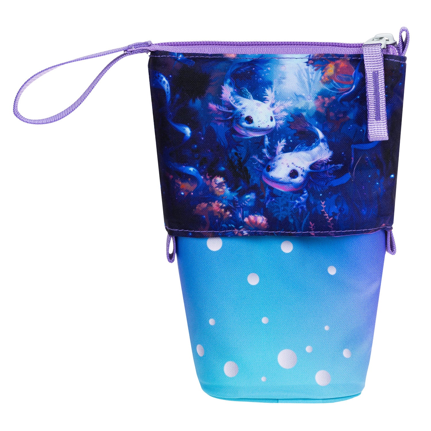 baagl-pop-up-axolotl-trousse-crayons-debout-recycl-e image 4