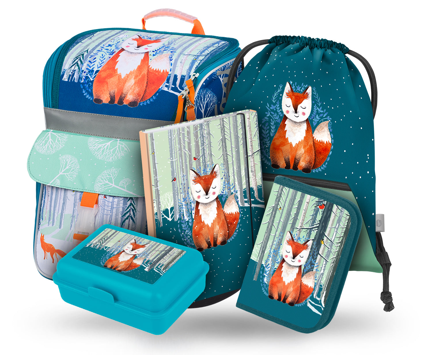 baagl-zippy-fox-ii-ensemble-cartable-renard-18-l image 1