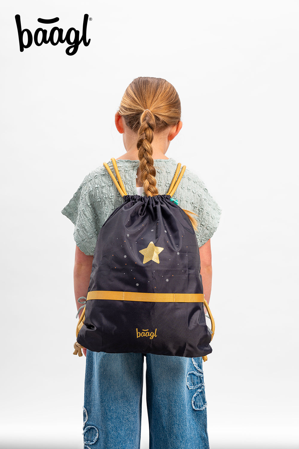 baagl-gym-sacks-unicorn-gold-sac-de-gym-enfant-licorne-dor-e image 4