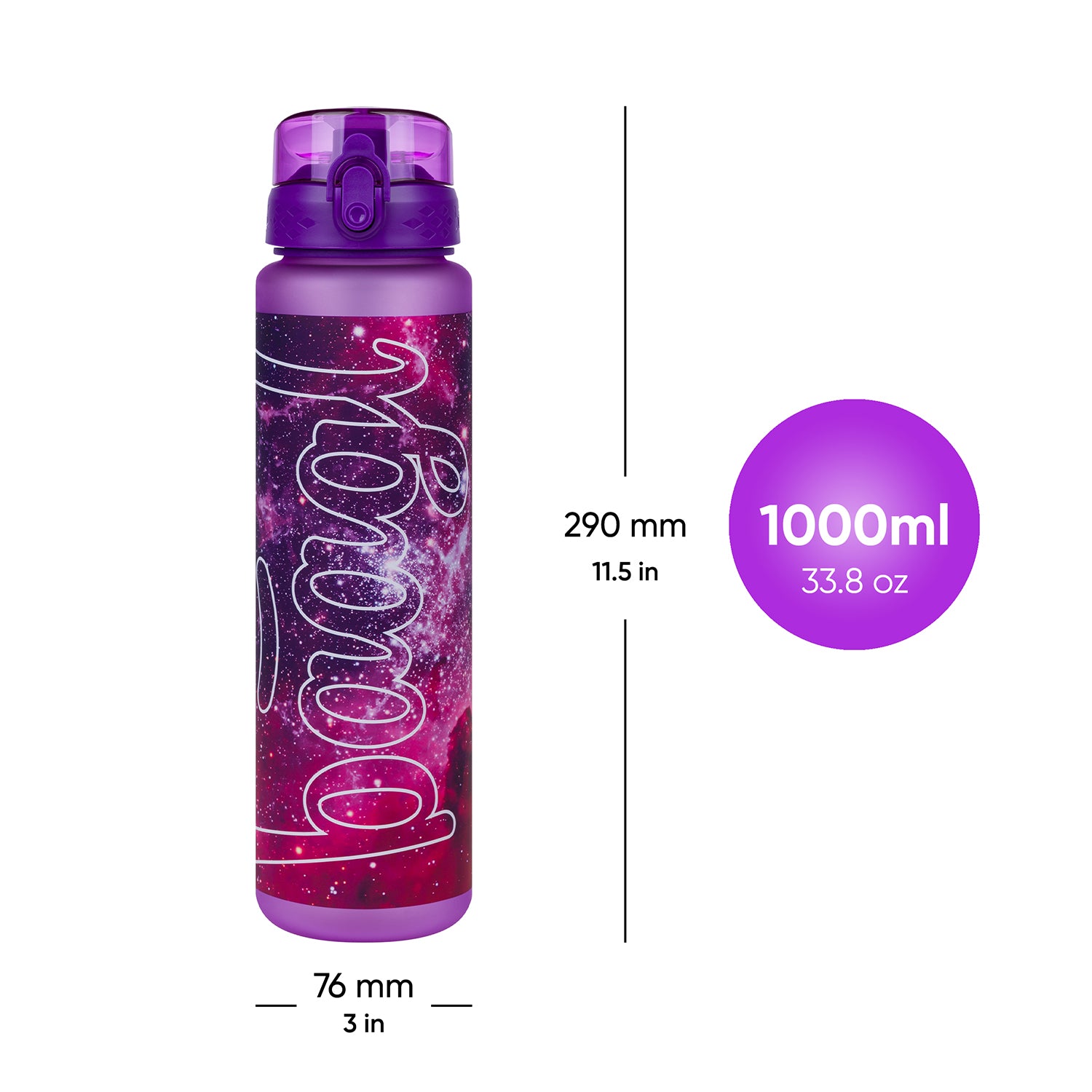 baagl-galaxy-gourde-tritan-1000-ml-galaxy image 6
