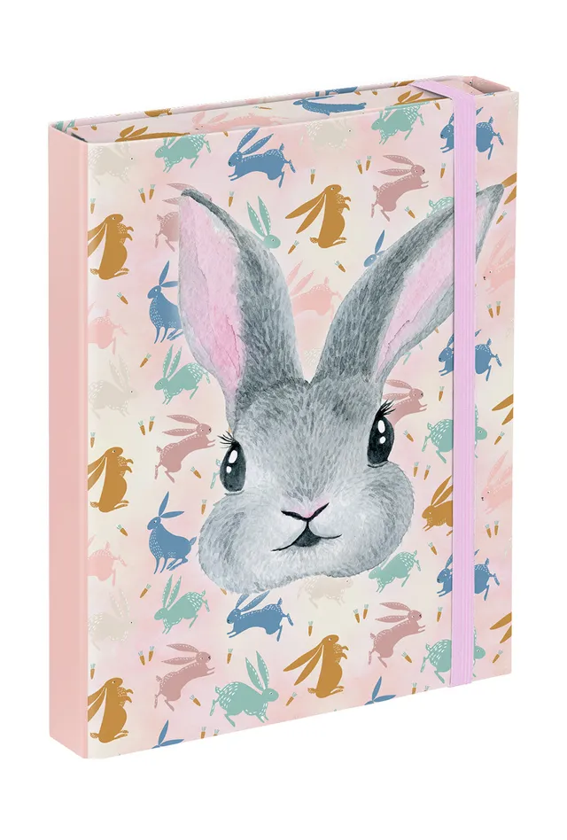baagl-bunny-chemise-a4-lastique-motif-lapin image 1