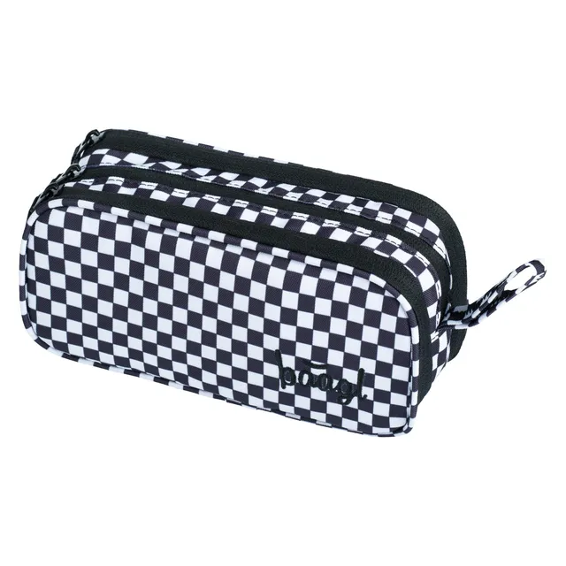 baagl-student-checked-trousse-3-compartiments-carreaux image 1