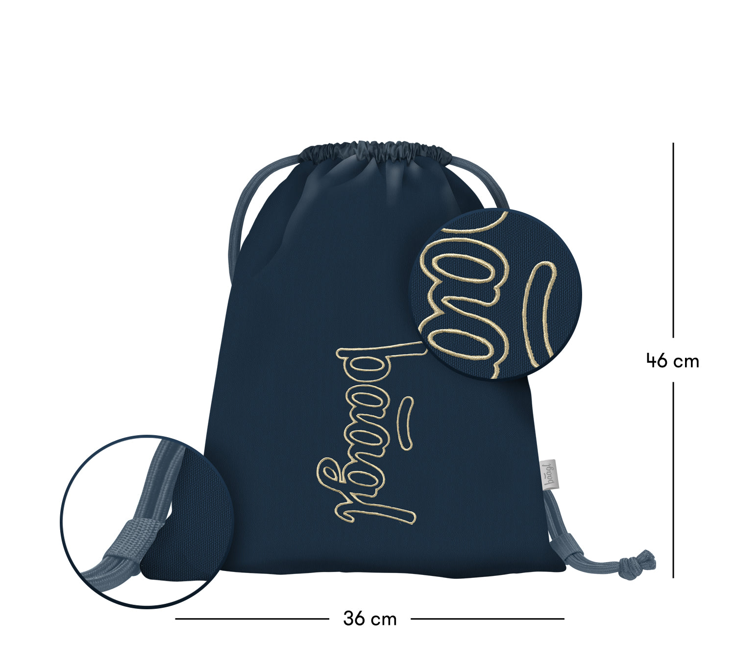 baagl-wave-sac-de-gym-cordon-recycl-lavable image 3