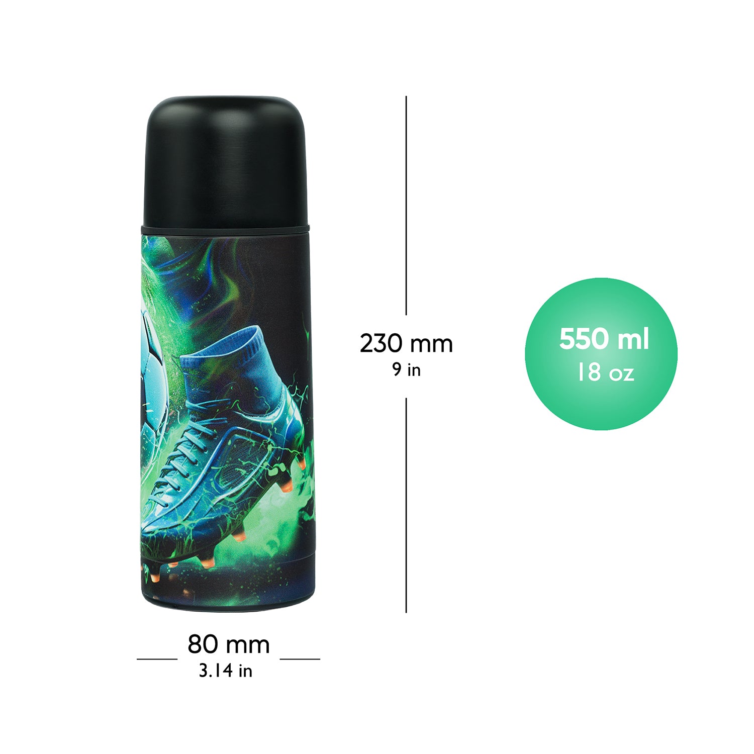 baagl-football-ball-gourde-isotherme-550-ml-ballon-foot image 4