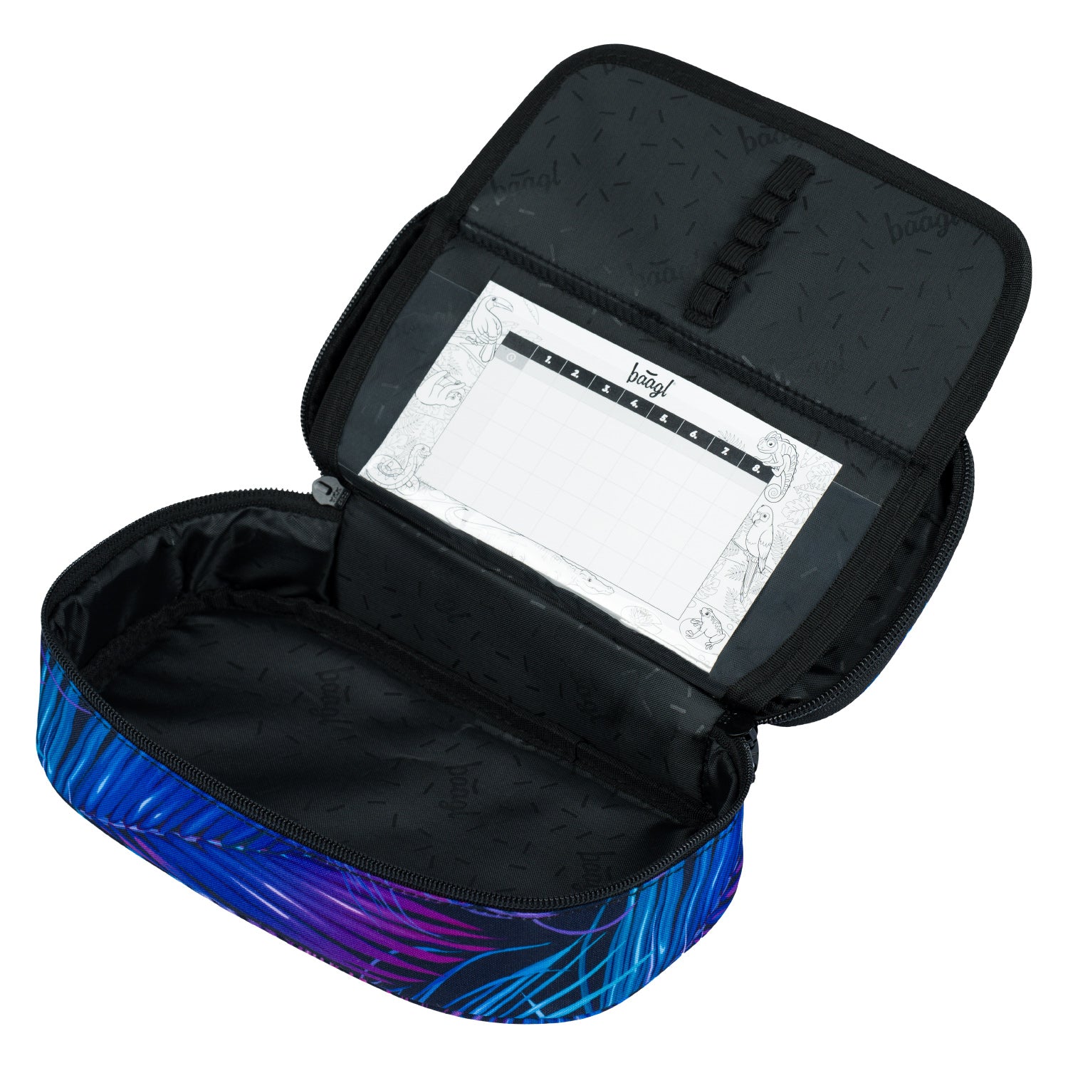 baagl-school-pencil-pouches-palm-trousse-scolaire-palmier image 2