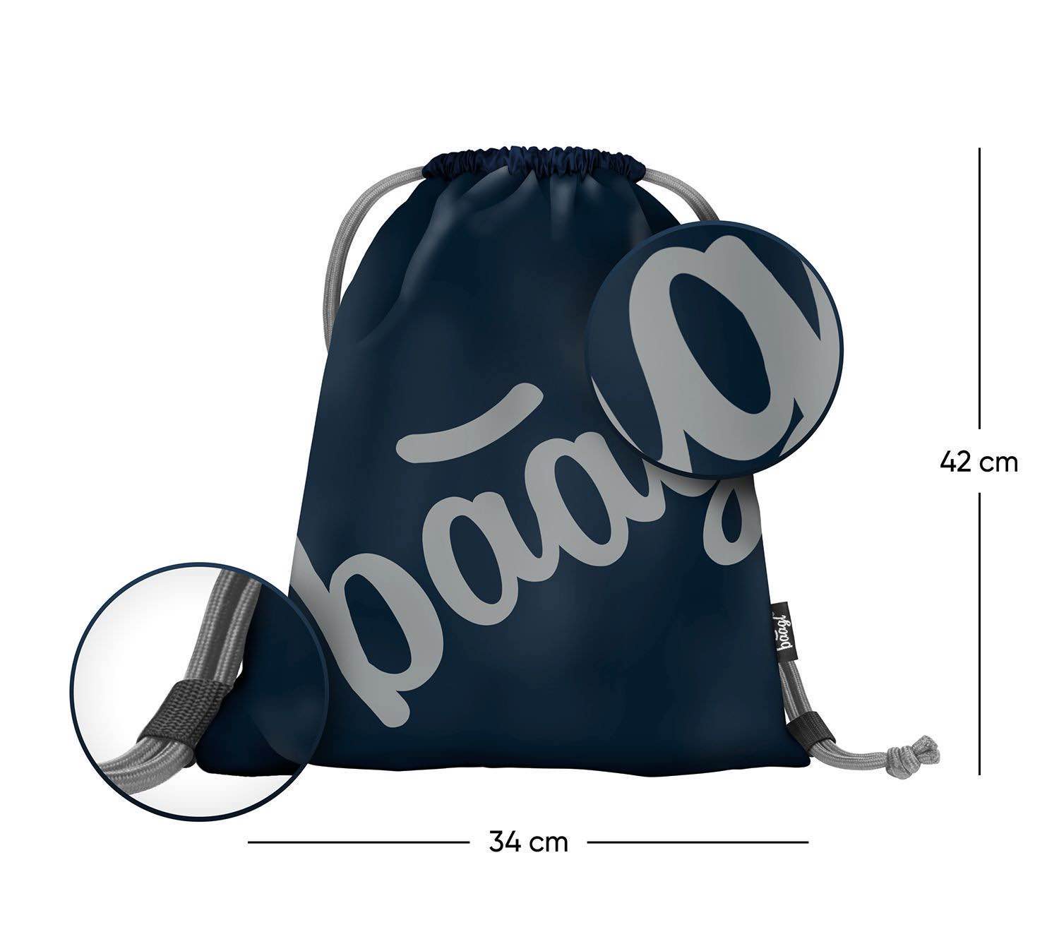 baagl-skate-sac-de-gym-bleu-lavable image 2